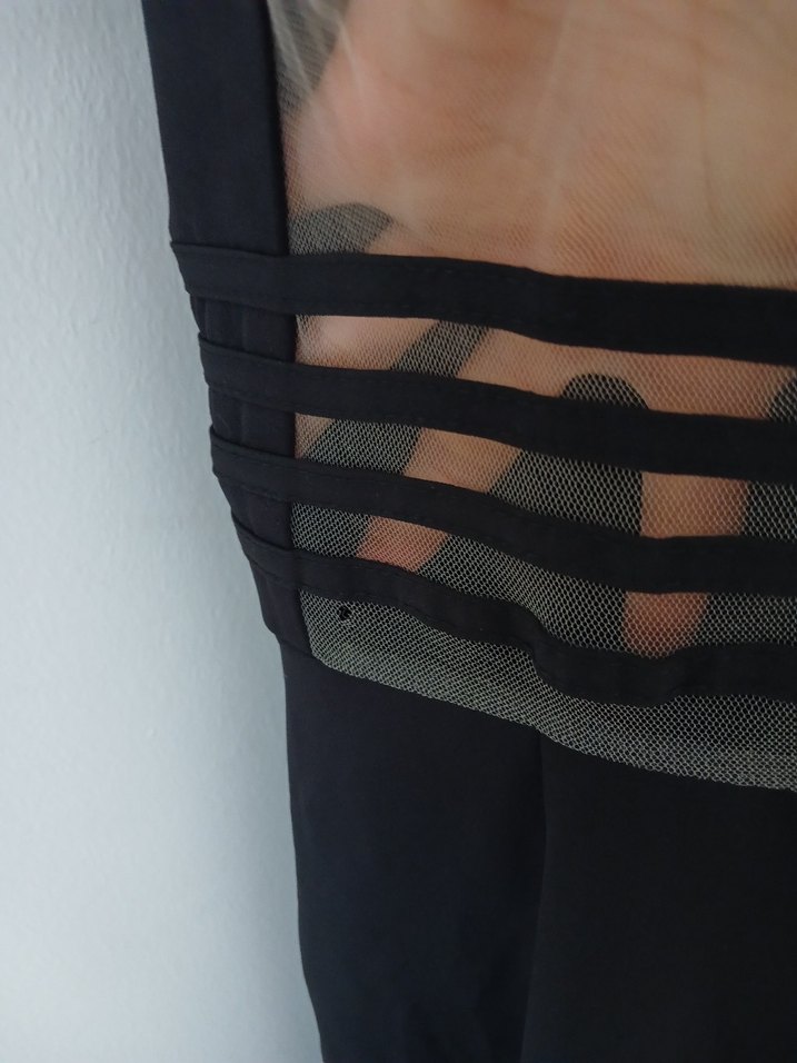 Uzun Siyah Kadın Abiye Elbise - Görsel 2