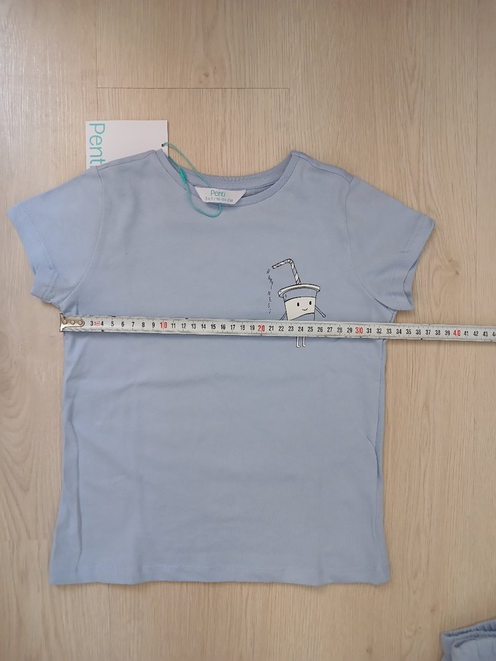 Mavi Baskılı Erkek Çocuk  Pijama Takımı - Görsel 3