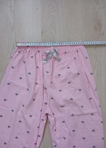 Pembe  Kısa Kollu Rahat Pijama Takımı - Görsel 5