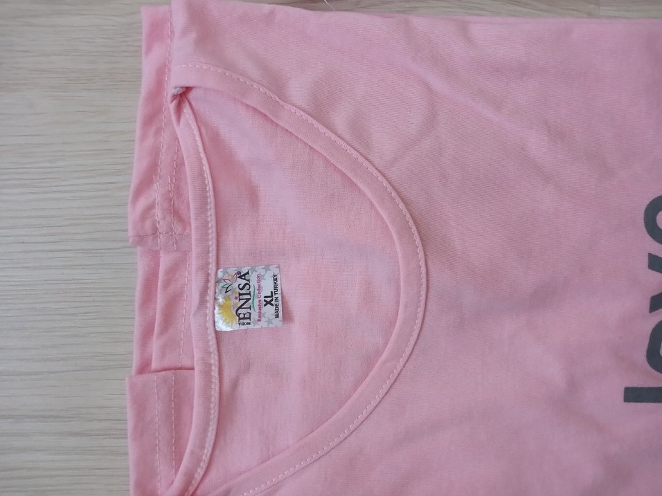 Pembe  Kısa Kollu Rahat Pijama Takımı - Görsel 2