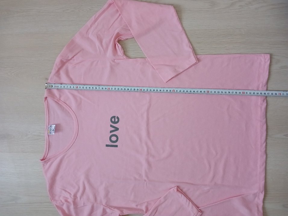 Pembe  Kısa Kollu Rahat Pijama Takımı - Görsel 4