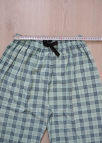 Yeşil Desenli Uzun Kollu Kadın Pijama Takımı - Görsel 5