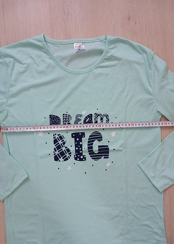 Yeşil Desenli Uzun Kollu Kadın Pijama Takımı - Görsel 4