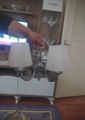 iki lambalı aplik avize - Görsel 2