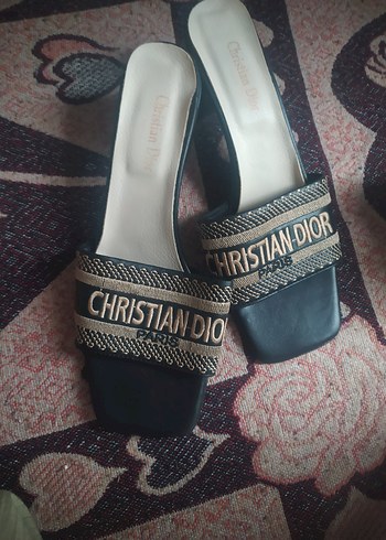 Bej Yılan Desenli Kadın Stiletto - Görsel 2