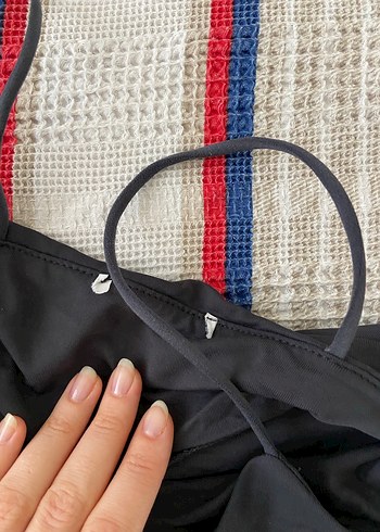 s Beden Gri çıtçıtlı bluz