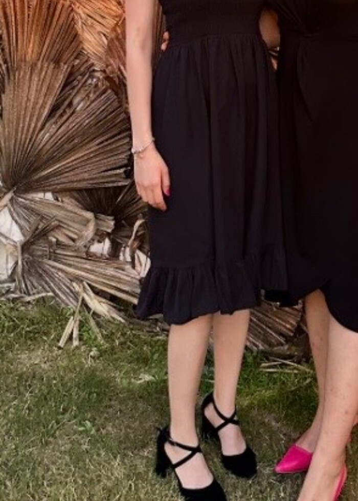 Siyah elbise - Görsel 3