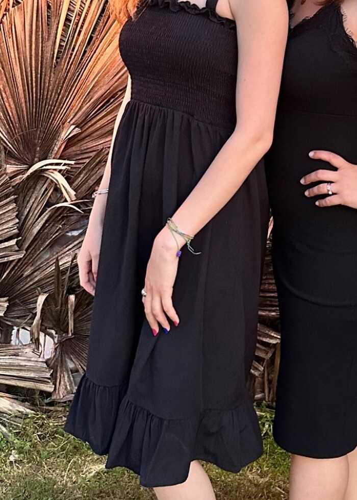 Siyah elbise - Görsel 4