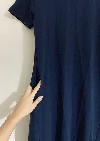 xl Beden lacivert Renk Kadın Lacivert Uzun Elbise