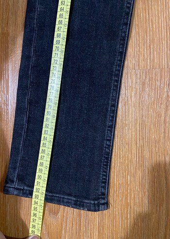 Kadın Koyu Gri Denim Pantolon - Görsel 3