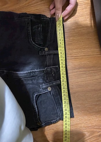 Kadın Koyu Gri Denim Pantolon - Görsel 4