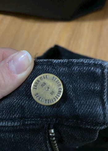 Kadın Koyu Gri Denim Pantolon - Görsel 5