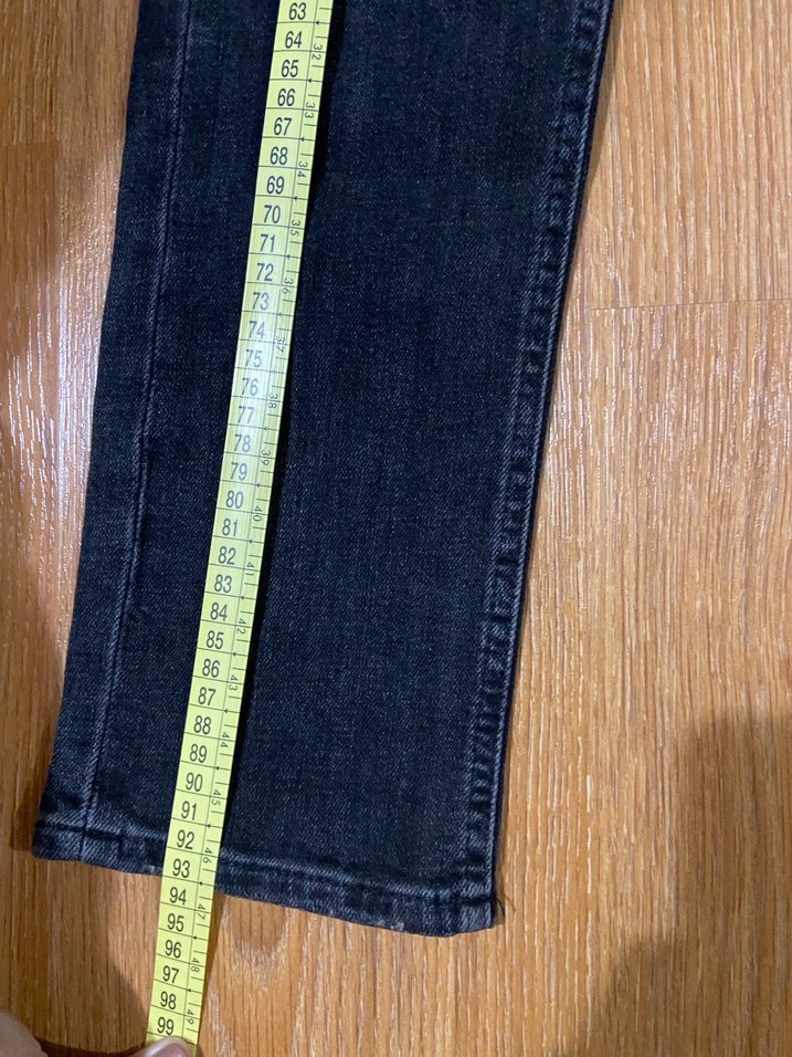 Kadın Koyu Gri Denim Pantolon - Görsel 3
