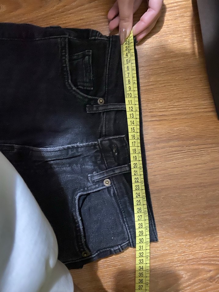 Kadın Koyu Gri Denim Pantolon - Görsel 4