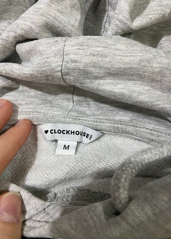 Gri Kadın Pamuklu Rahat Kesim Eşofman üstü - Görsel 4