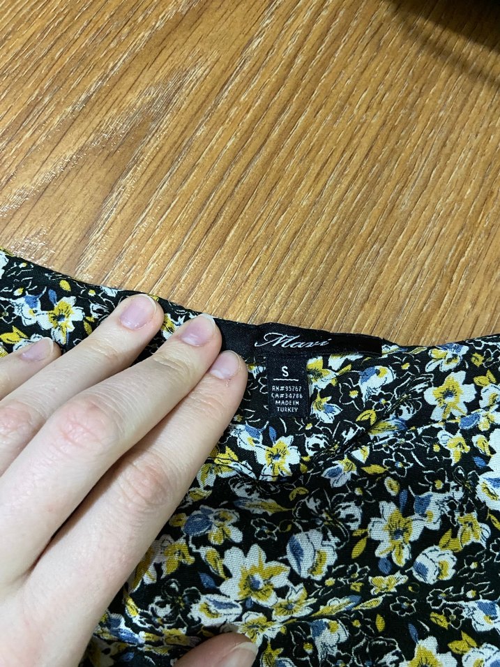 Çiçek Desenli Uzun Volanlı Bohem Etek - Görsel 3