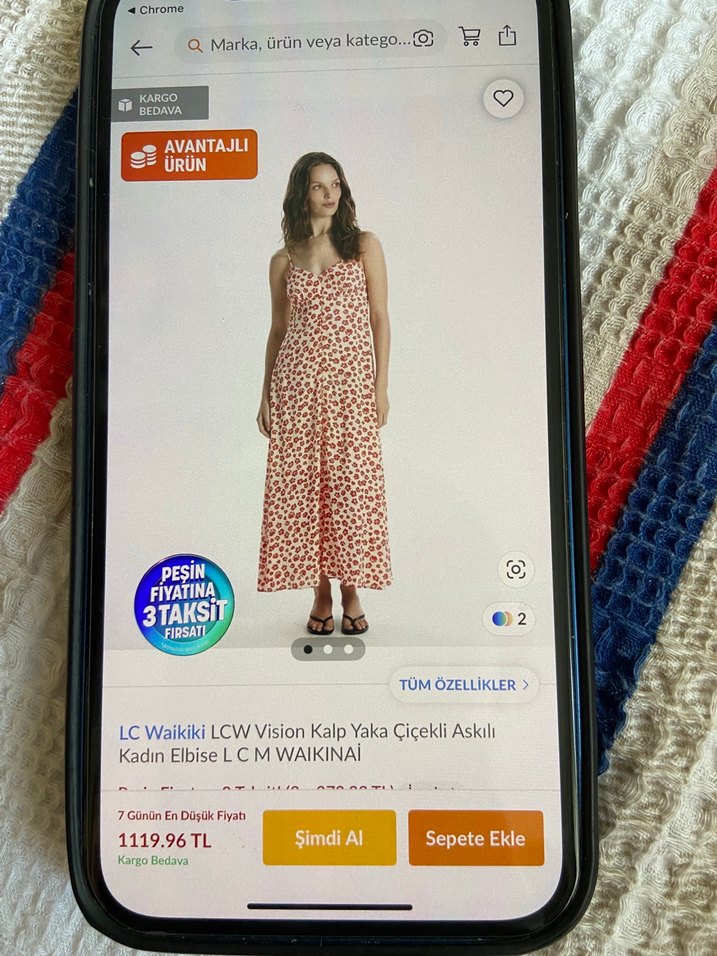 Çiçekli elbise - Görsel 3