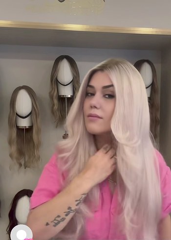 baby ipek taban peruk gerçek saç - Görsel 2