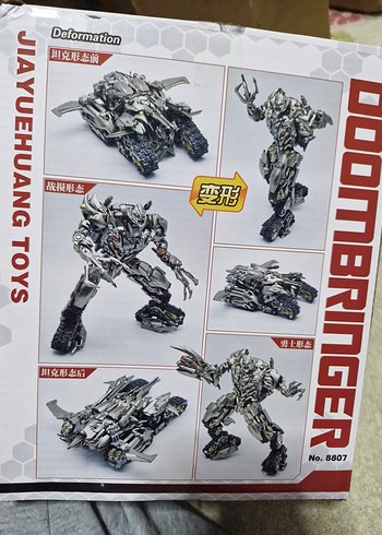  Gri Doombringers Megatron transformers Figürü