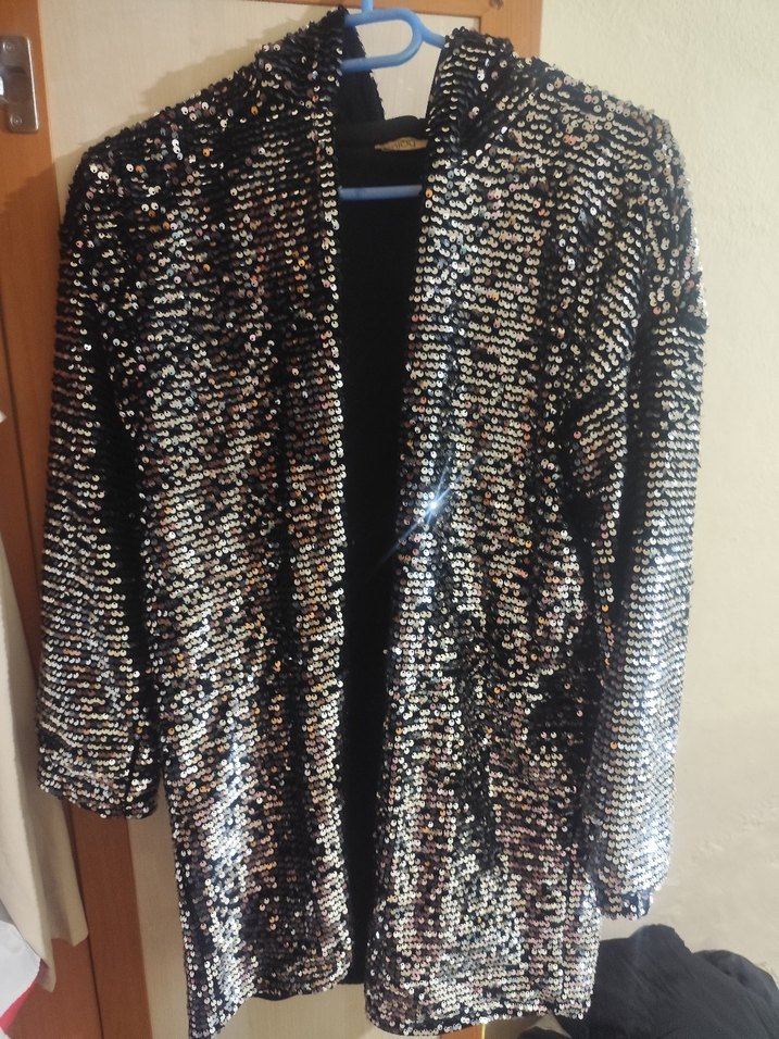 Parlak Gri Kadın Şal - Görsel 2