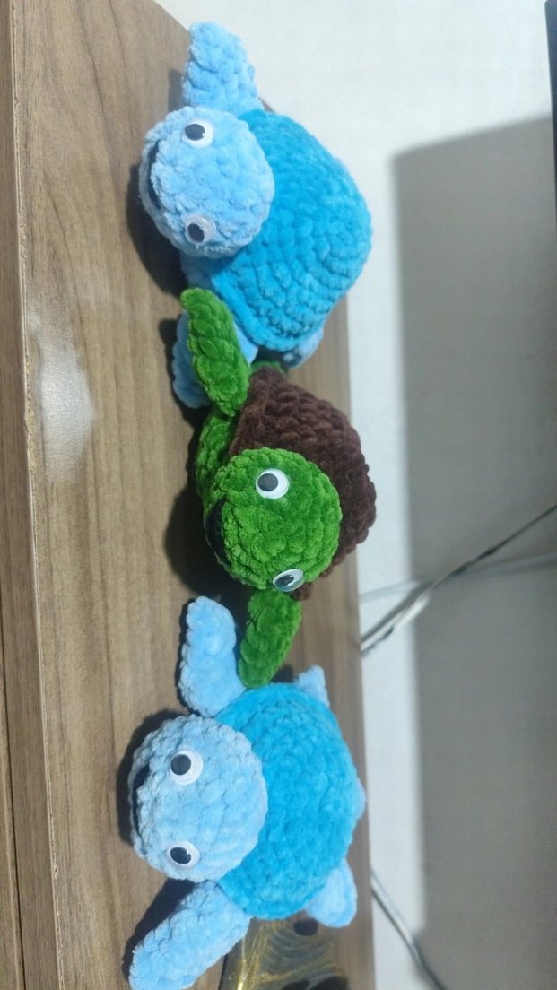 Renkli Peluş Kaplumbağa Oyuncakları - Görsel 2