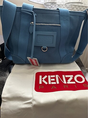  Beden mavi Renk Kenzo çanta