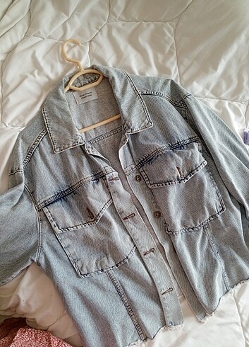Oversize mom jean ceket
