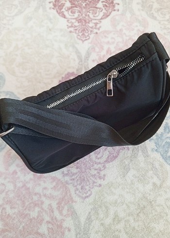 Kemer Tokalı Siyah Kadın Omuz Çantası - Görsel 4