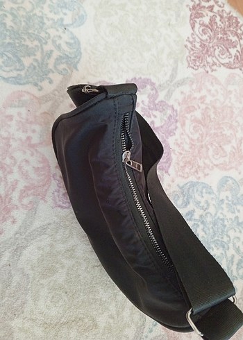 Kemer Tokalı Siyah Kadın Omuz Çantası - Görsel 2