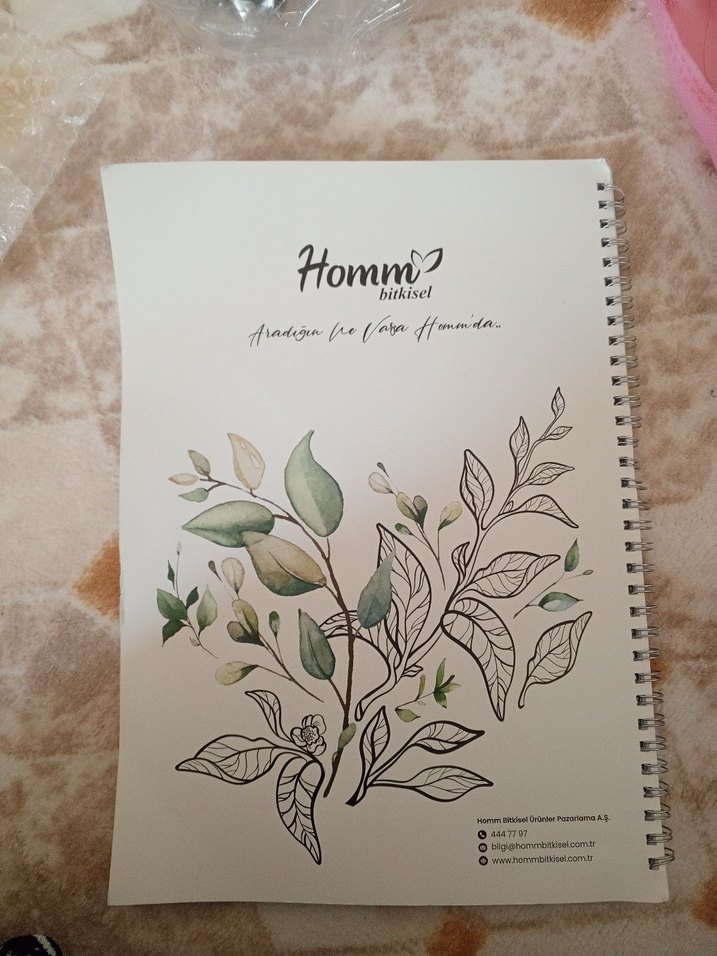 Khaki renkli homm defter - Görsel 3