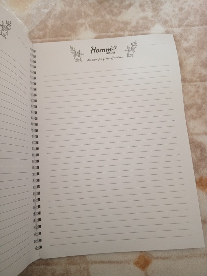 Khaki renkli homm defter - Görsel 2