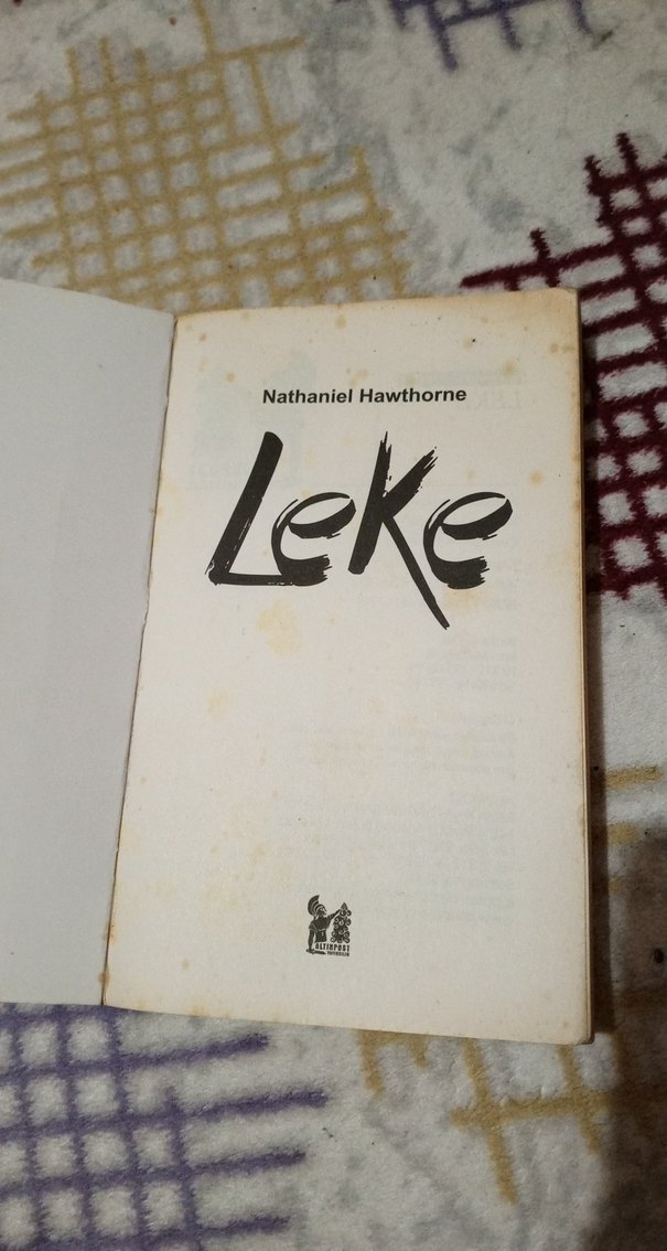 Nathaniel Hawthorne - Leke Roman Kitap - Görsel 2