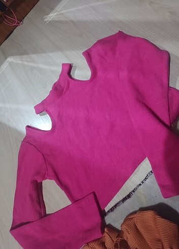 s Beden pembe Renk 2 adet bluz