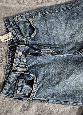 Trendyol & Milla trendyolmilla mavi wideleg jean