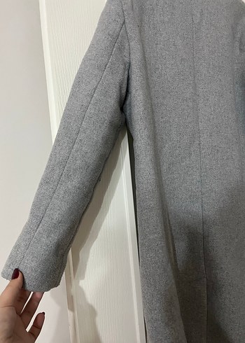 Bershka Gri Kaban - Görsel 3