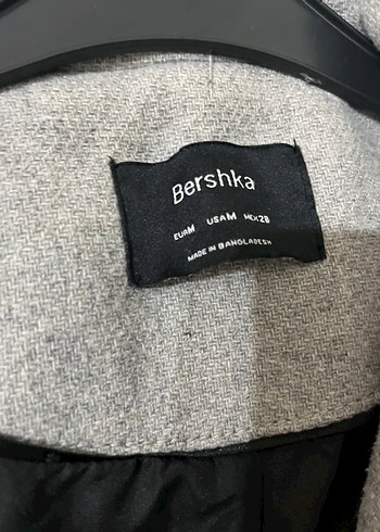 Bershka Gri Kaban - Görsel 5