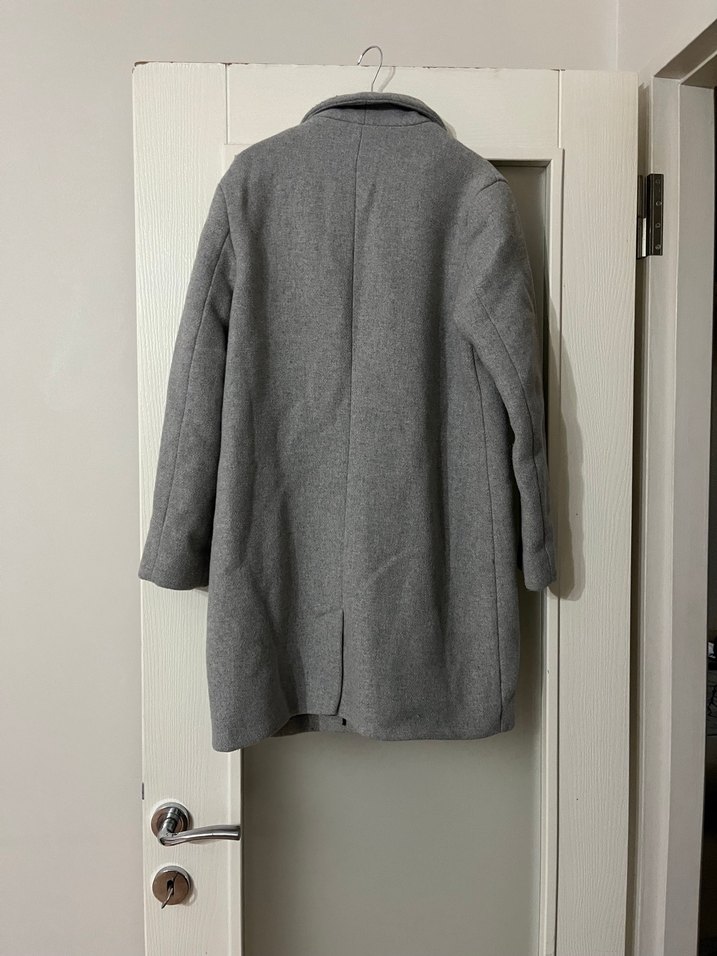 Bershka Gri Kaban - Görsel 4