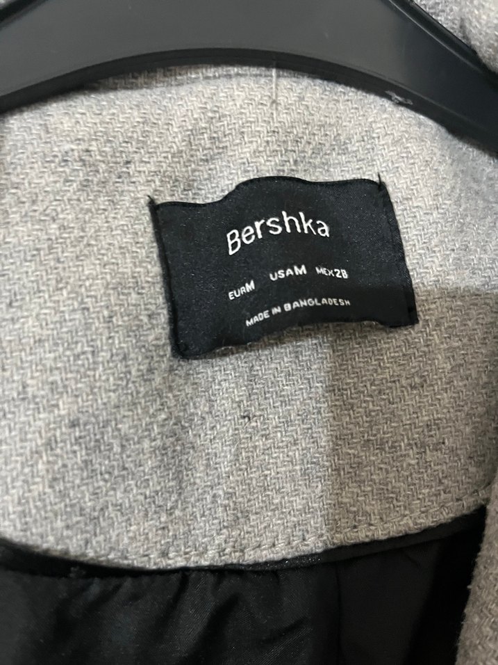 Bershka Gri Kaban - Görsel 5