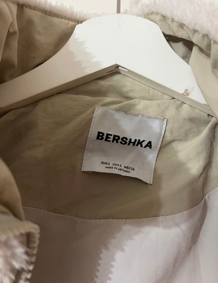 Bej Peluş Detaylı Kadın Ceket - Görsel 4