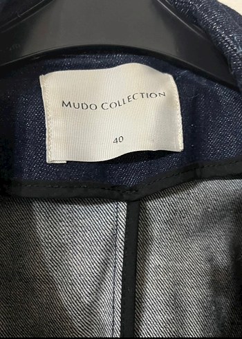 Lacivert Kadın Denim Midi Trençkot - Görsel 5