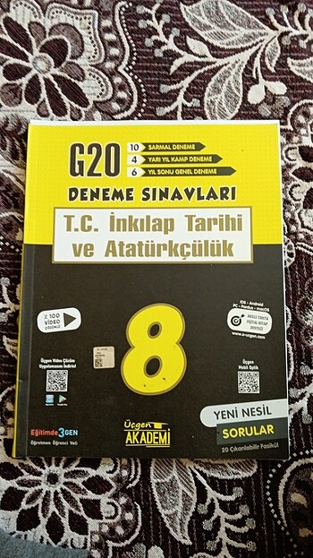 8. Sınıf inkılap tarihi ve Atatürkçülük test kitabı 