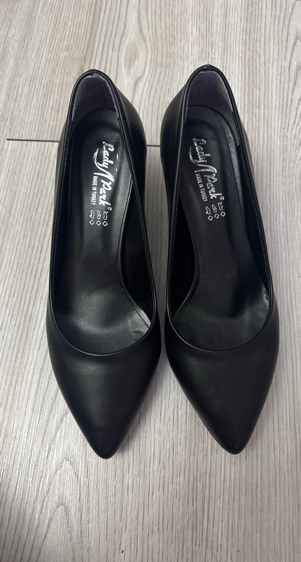 Siyah Stiletto Topuklu Kadın Ayakkabı - Görsel 3