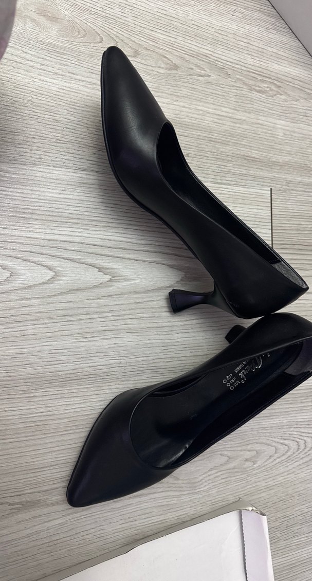 Siyah Stiletto Topuklu Kadın Ayakkabı - Görsel 2