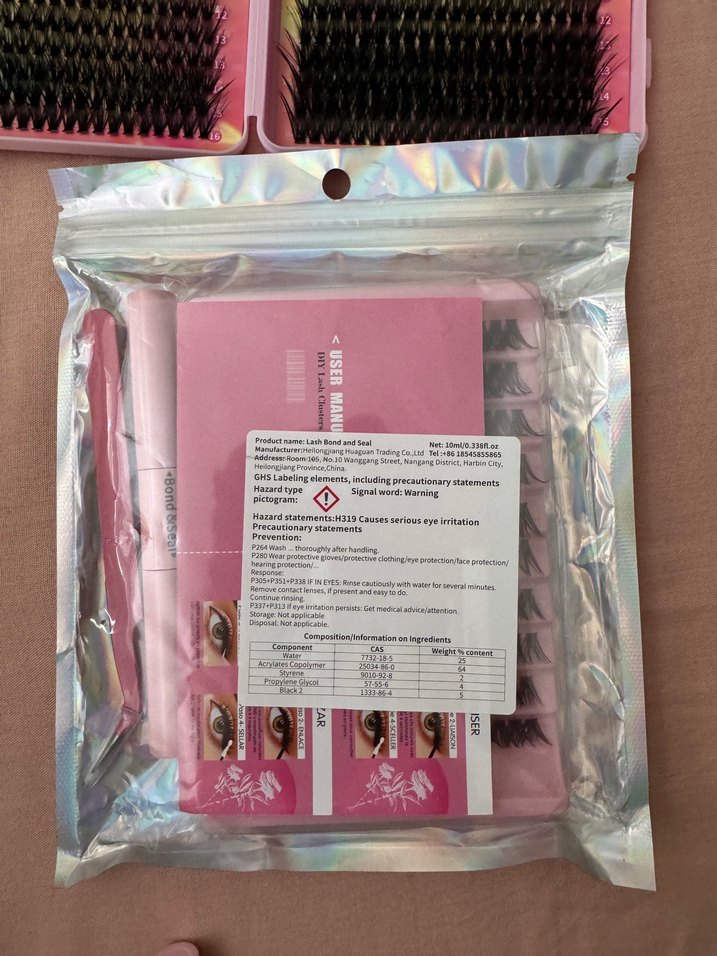 İpek Takma Kirpik Seti Yapıştırıcılı Cımbızlı - Görsel 2