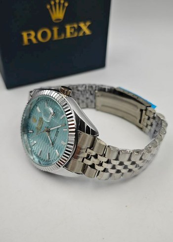 Beden Rolex Turkuaz Çelik Erkek Saat