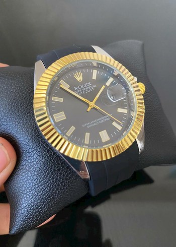 Beden Rolex Siyah Slikon Erkek Saat