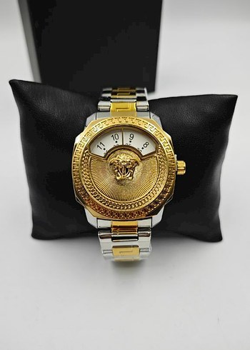 Versace Unisex Modern Klasik Altın Saat