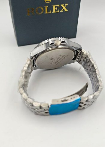 Beden siyah Renk Rolex Siyah Gri Erkek Çelik Saat