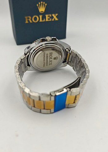 Beden lacivert Renk Çelik Rolex Erkek Saat