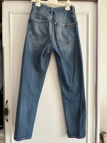 xs Beden Mavi marka mom jean